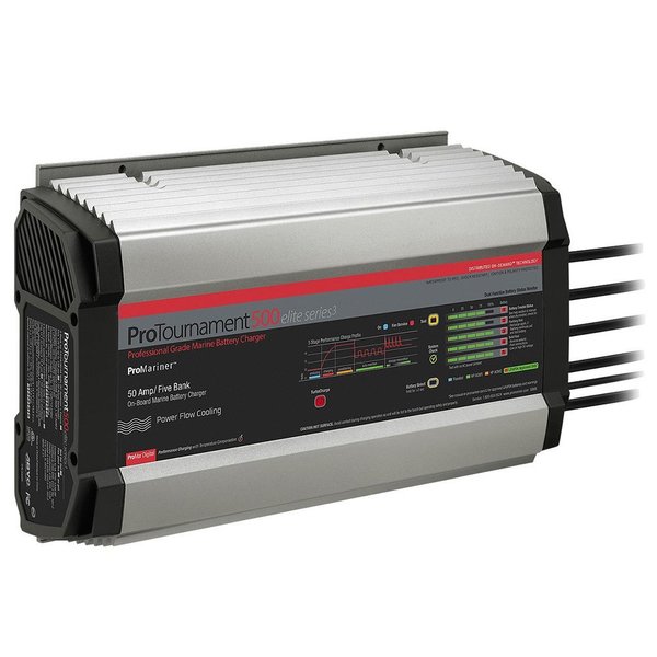 Promariner ProTournament 500 Elite Series3 5-Bank On-Board Marine Battery Charger 53505